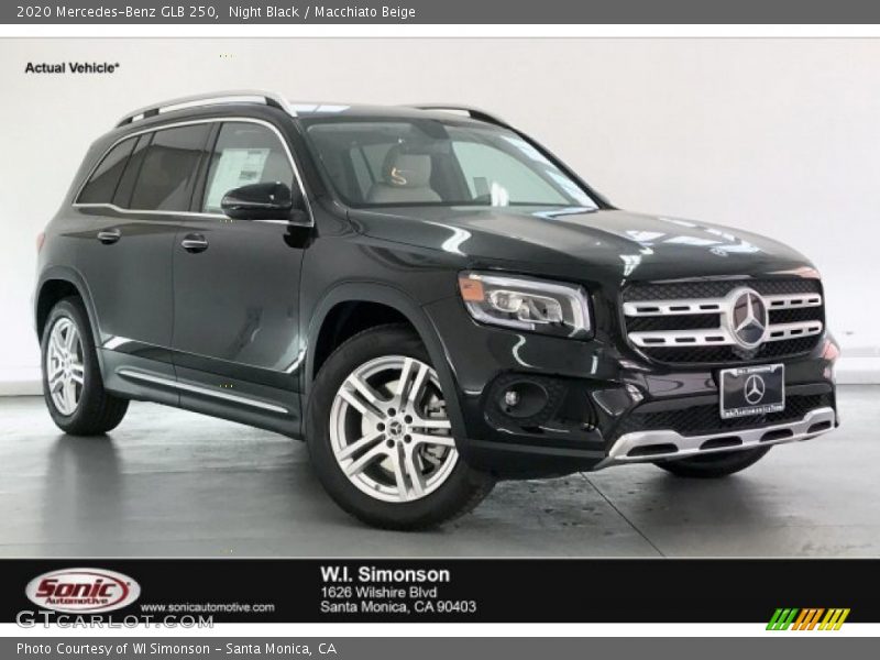 Night Black / Macchiato Beige 2020 Mercedes-Benz GLB 250