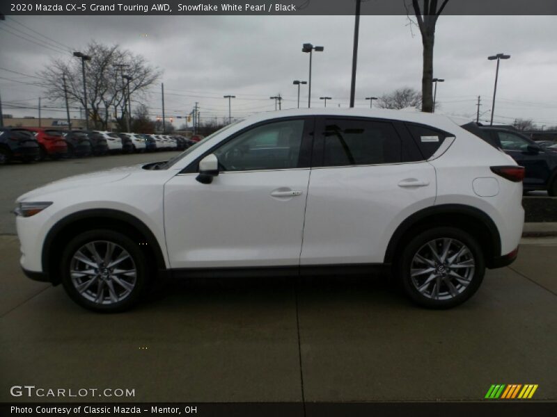 Snowflake White Pearl / Black 2020 Mazda CX-5 Grand Touring AWD