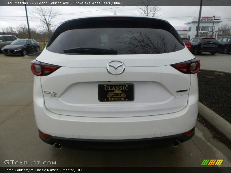 Snowflake White Pearl / Black 2020 Mazda CX-5 Grand Touring AWD