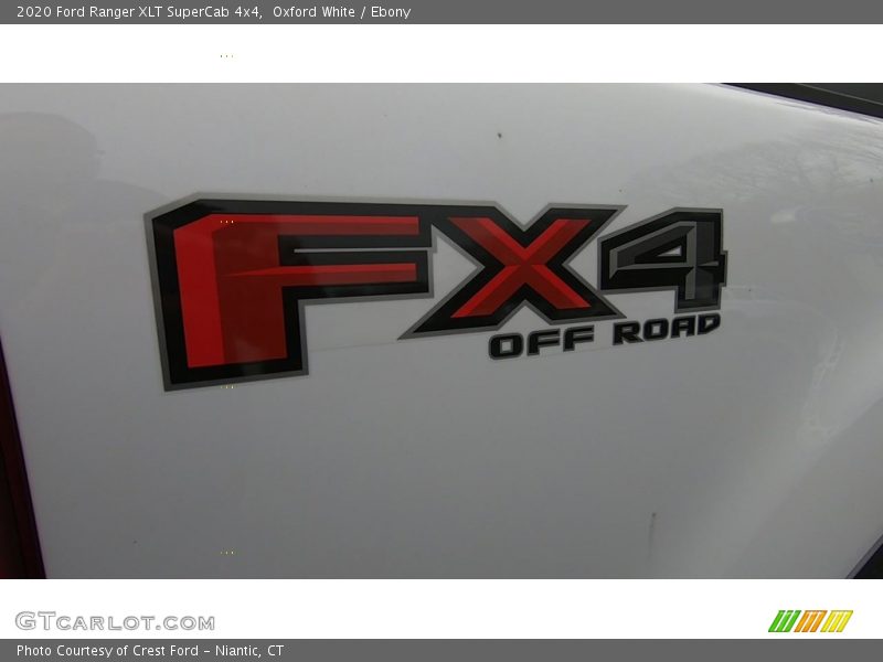 Oxford White / Ebony 2020 Ford Ranger XLT SuperCab 4x4