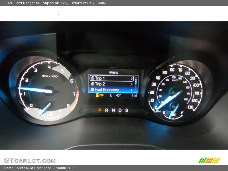 Oxford White / Ebony 2020 Ford Ranger XLT SuperCab 4x4
