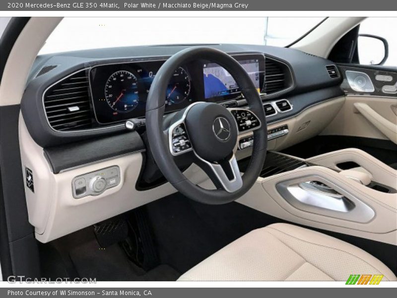 Polar White / Macchiato Beige/Magma Grey 2020 Mercedes-Benz GLE 350 4Matic