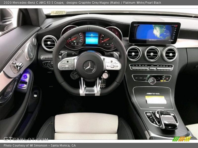 Dashboard of 2020 C AMG 63 S Coupe