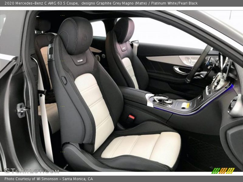 Front Seat of 2020 C AMG 63 S Coupe