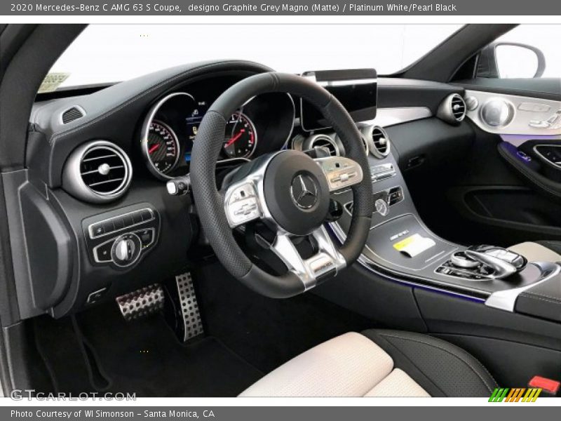 Dashboard of 2020 C AMG 63 S Coupe