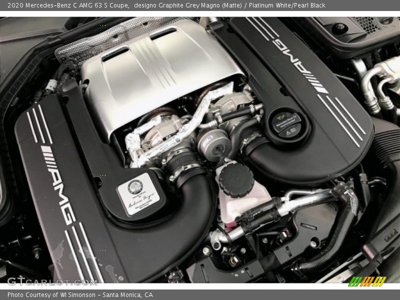  2020 C AMG 63 S Coupe Engine - 4.0 Liter AMG biturbo DOHC 32-Valve VVT V8