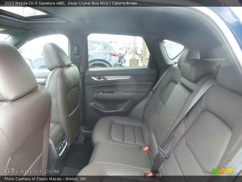 Deep Crystal Blue Mica / Caturra Brown 2020 Mazda CX-5 Signature AWD