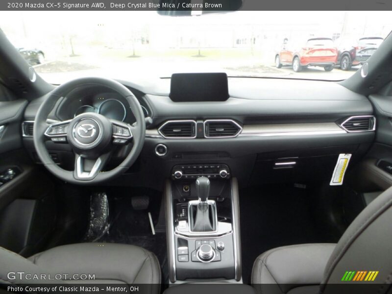 Dashboard of 2020 CX-5 Signature AWD