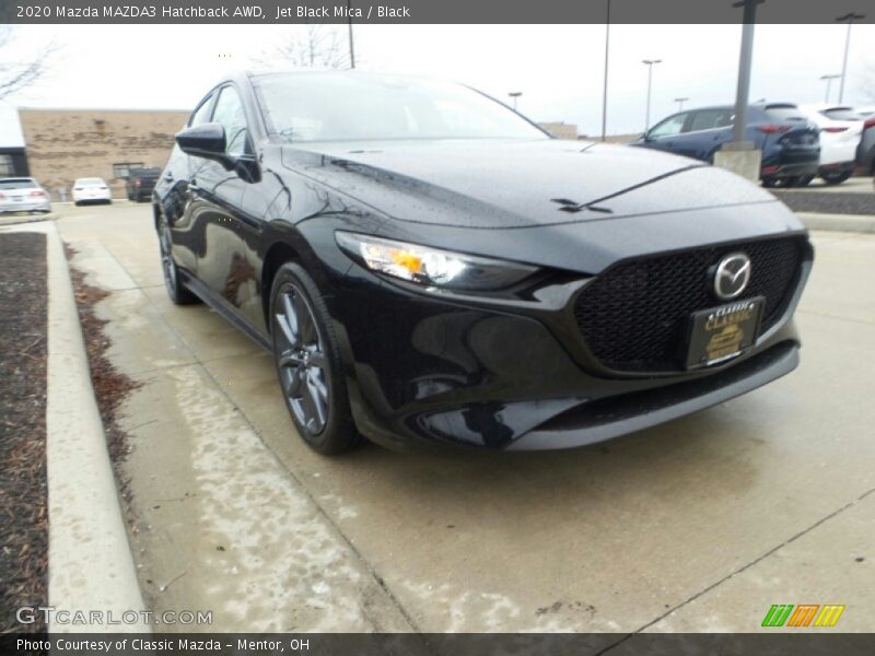 Jet Black Mica / Black 2020 Mazda MAZDA3 Hatchback AWD