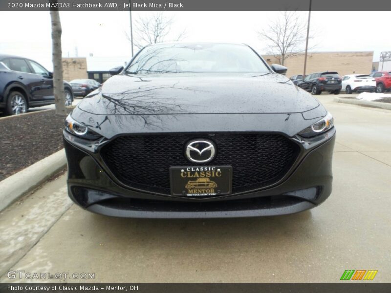Jet Black Mica / Black 2020 Mazda MAZDA3 Hatchback AWD
