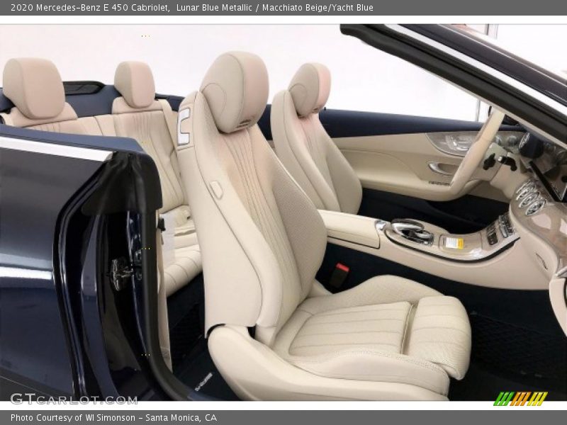  2020 E 450 Cabriolet Macchiato Beige/Yacht Blue Interior