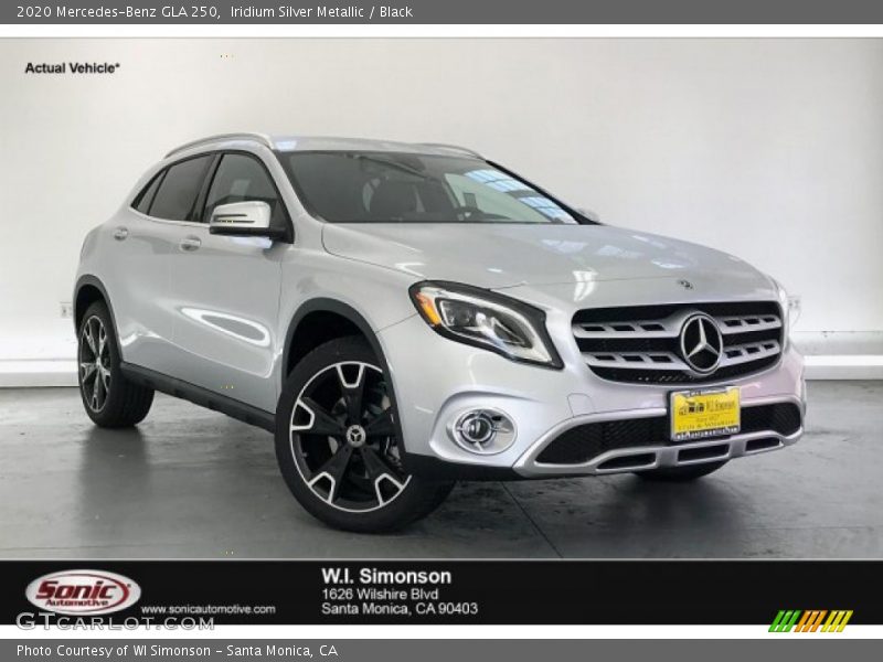 Iridium Silver Metallic / Black 2020 Mercedes-Benz GLA 250