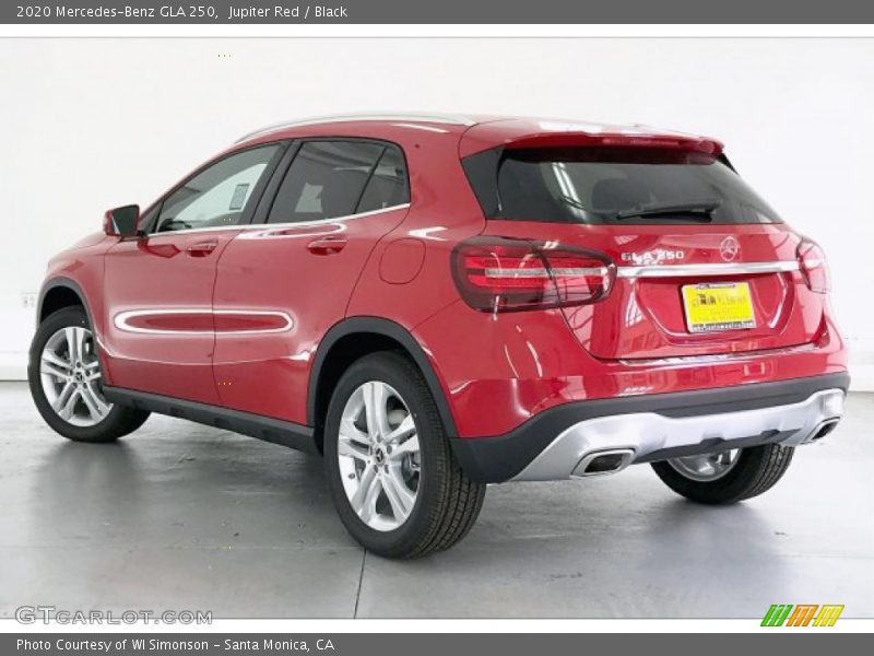 Jupiter Red / Black 2020 Mercedes-Benz GLA 250