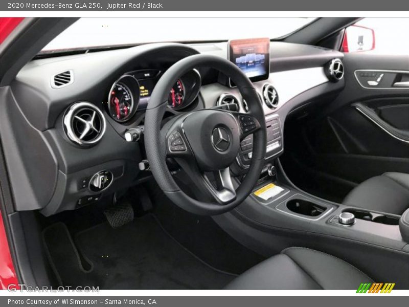 Dashboard of 2020 GLA 250