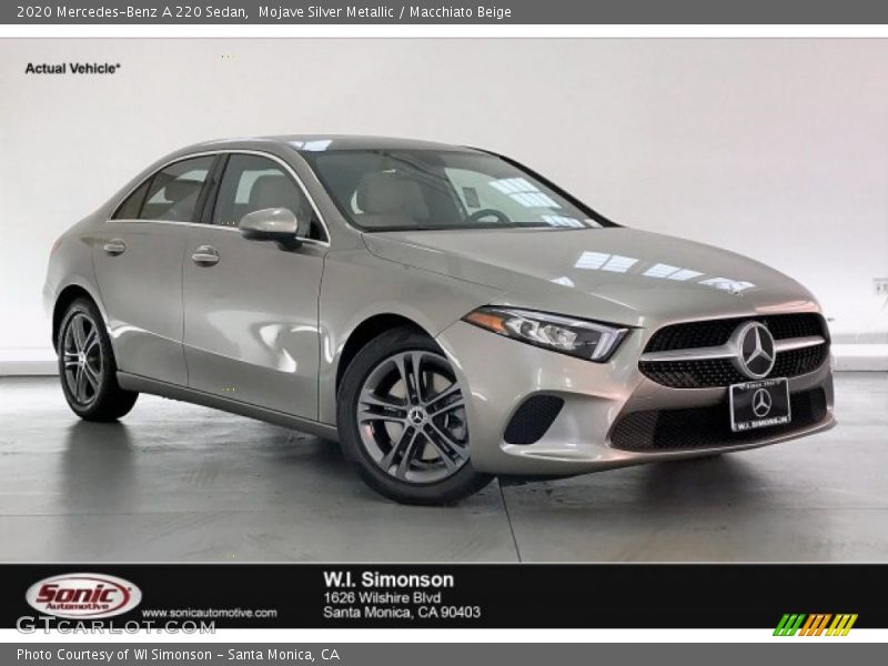 Mojave Silver Metallic / Macchiato Beige 2020 Mercedes-Benz A 220 Sedan