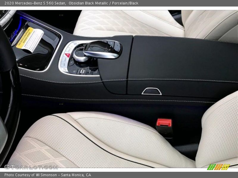 Controls of 2020 S 560 Sedan