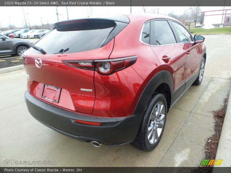 Soul Red Crystal Metallic / Black 2020 Mazda CX-30 Select AWD