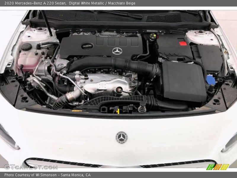 Digital White Metallic / Macchiato Beige 2020 Mercedes-Benz A 220 Sedan