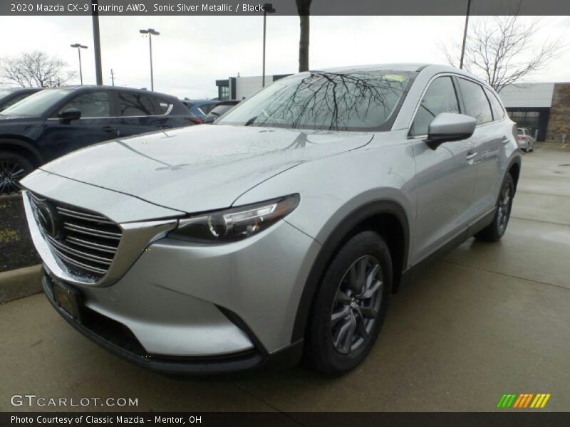 Sonic Silver Metallic / Black 2020 Mazda CX-9 Touring AWD