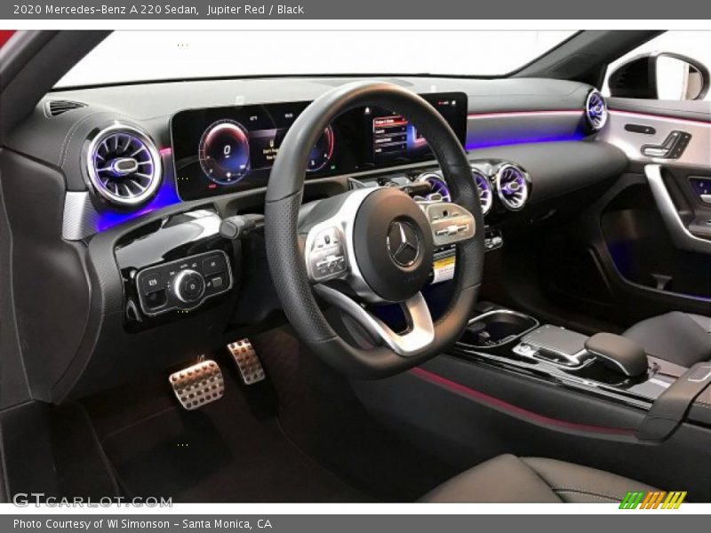 Dashboard of 2020 A 220 Sedan