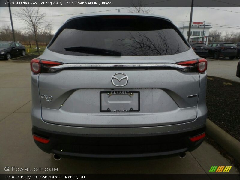 Sonic Silver Metallic / Black 2020 Mazda CX-9 Touring AWD