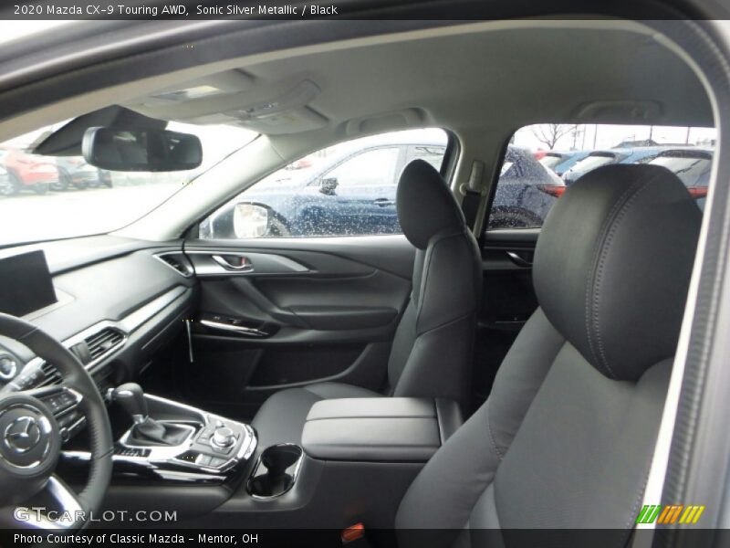 Sonic Silver Metallic / Black 2020 Mazda CX-9 Touring AWD