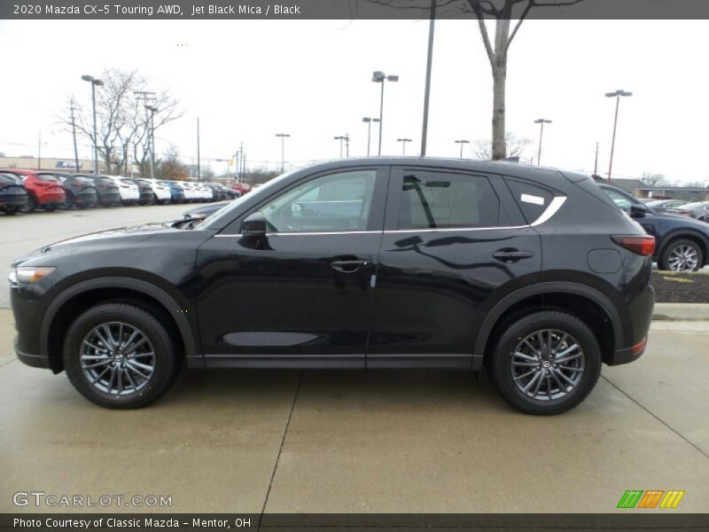 Jet Black Mica / Black 2020 Mazda CX-5 Touring AWD