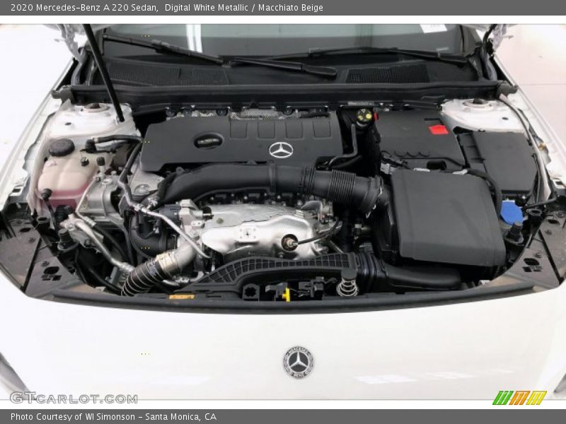 Digital White Metallic / Macchiato Beige 2020 Mercedes-Benz A 220 Sedan