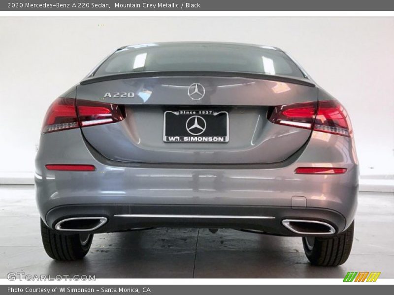 Mountain Grey Metallic / Black 2020 Mercedes-Benz A 220 Sedan