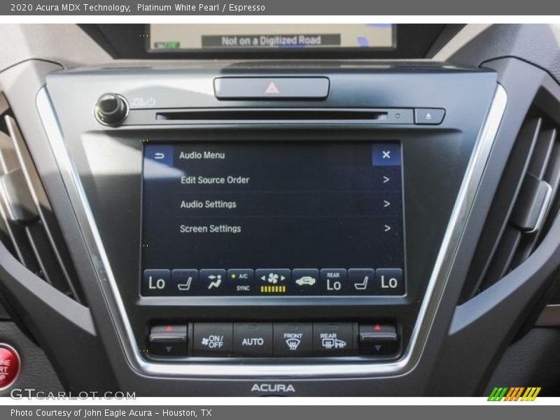 Platinum White Pearl / Espresso 2020 Acura MDX Technology