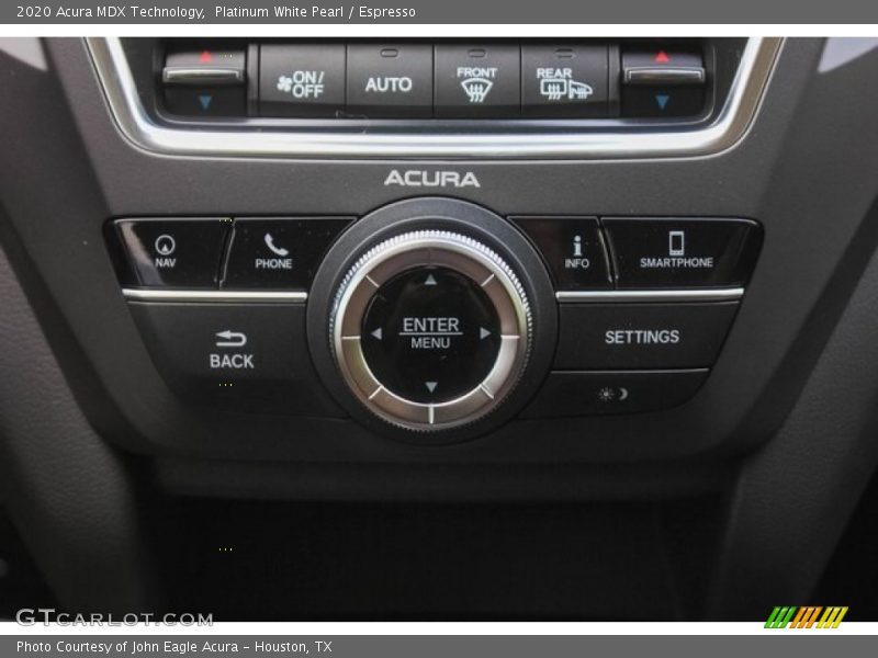 Platinum White Pearl / Espresso 2020 Acura MDX Technology