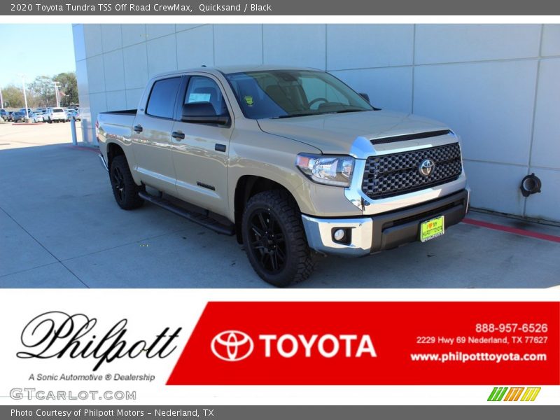 Quicksand / Black 2020 Toyota Tundra TSS Off Road CrewMax