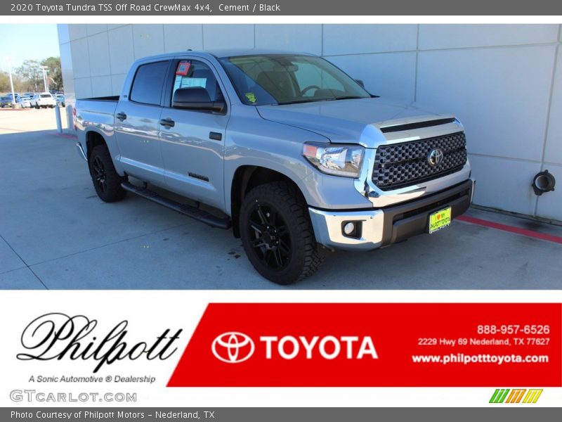 Cement / Black 2020 Toyota Tundra TSS Off Road CrewMax 4x4