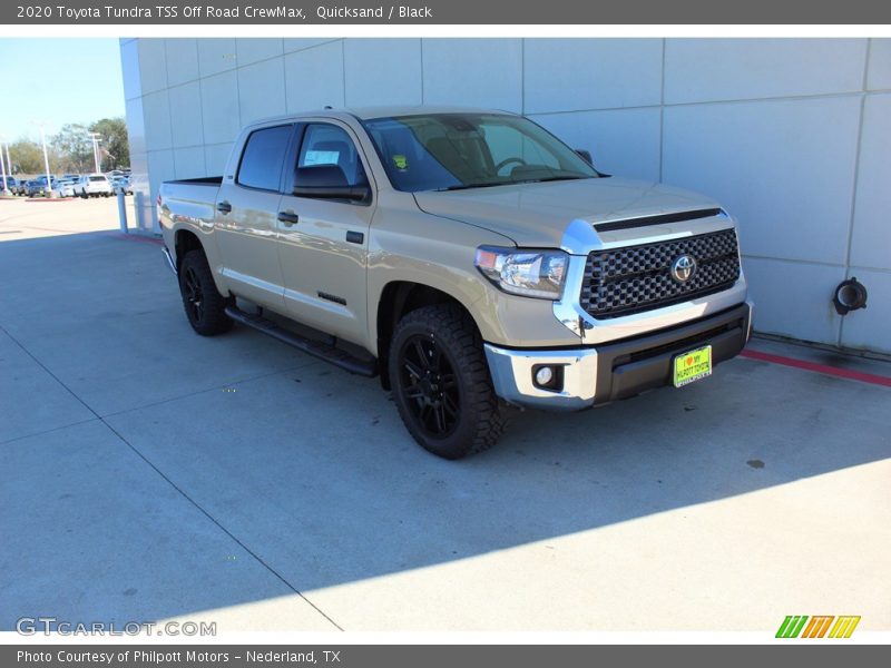Quicksand / Black 2020 Toyota Tundra TSS Off Road CrewMax