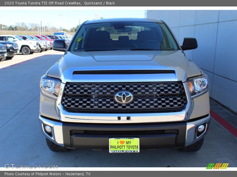 Quicksand / Black 2020 Toyota Tundra TSS Off Road CrewMax