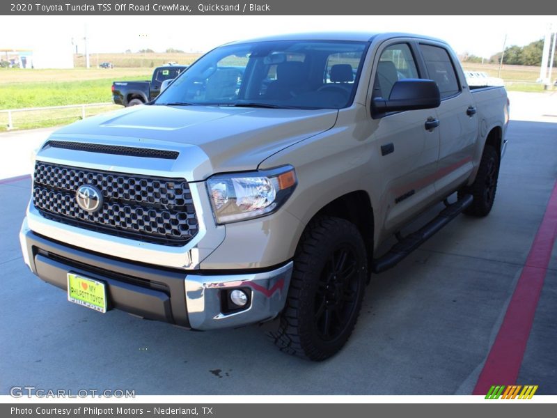 Quicksand / Black 2020 Toyota Tundra TSS Off Road CrewMax