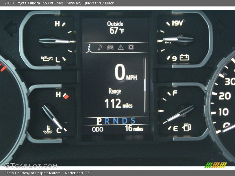 Quicksand / Black 2020 Toyota Tundra TSS Off Road CrewMax