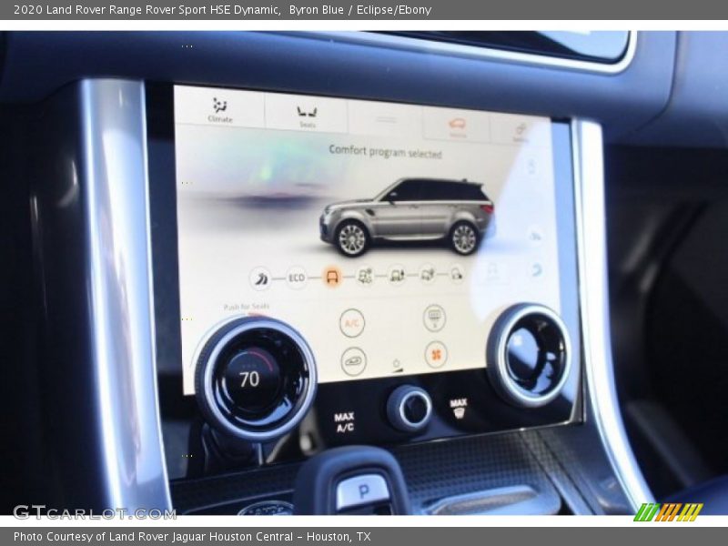Controls of 2020 Range Rover Sport HSE Dynamic