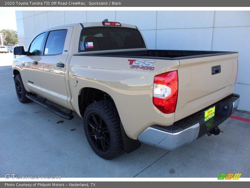 Quicksand / Black 2020 Toyota Tundra TSS Off Road CrewMax