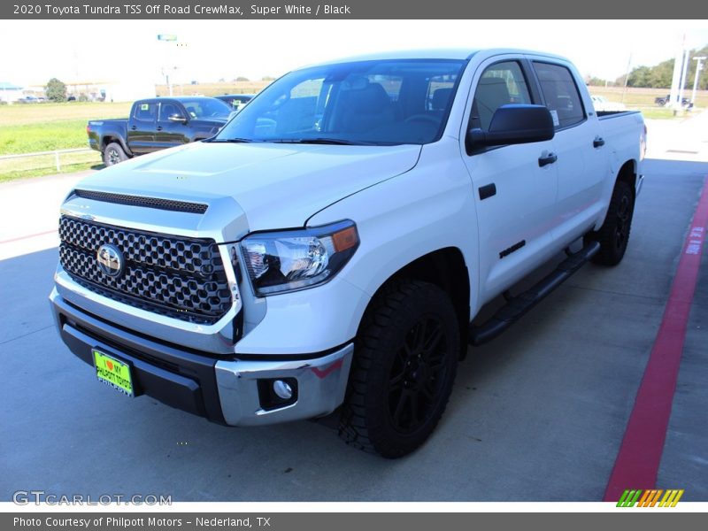 Super White / Black 2020 Toyota Tundra TSS Off Road CrewMax