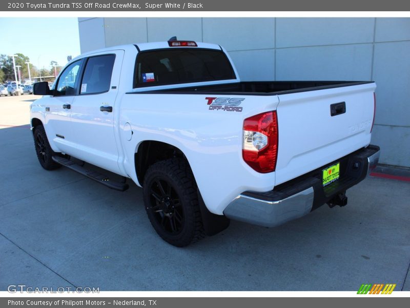 Super White / Black 2020 Toyota Tundra TSS Off Road CrewMax