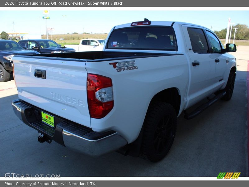 Super White / Black 2020 Toyota Tundra TSS Off Road CrewMax