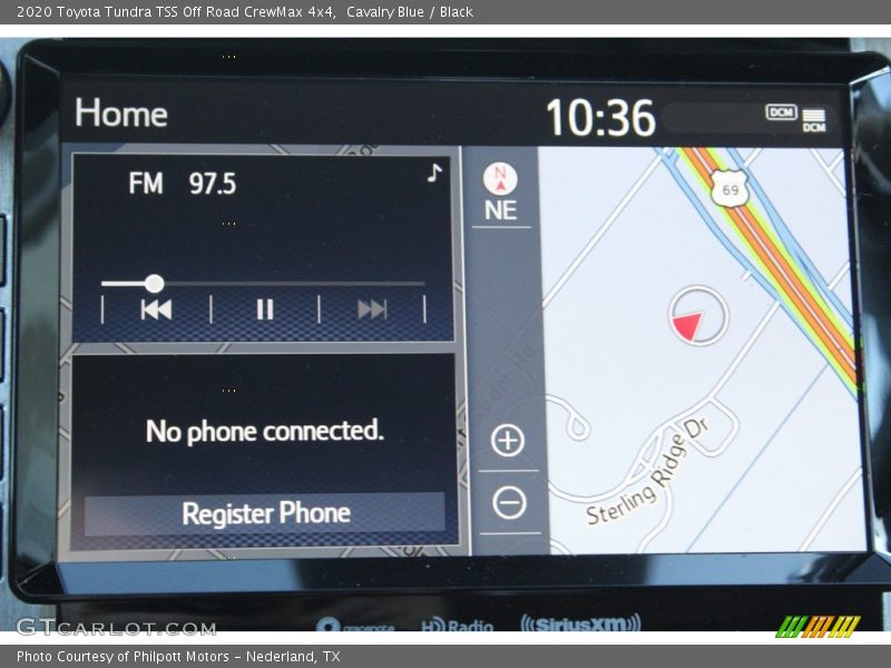 Cavalry Blue / Black 2020 Toyota Tundra TSS Off Road CrewMax 4x4