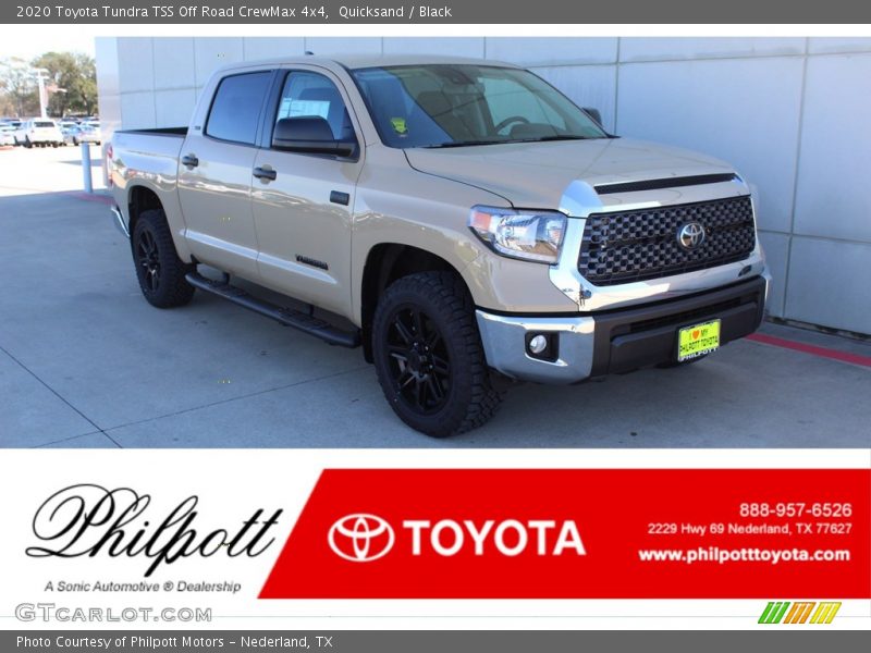 Quicksand / Black 2020 Toyota Tundra TSS Off Road CrewMax 4x4