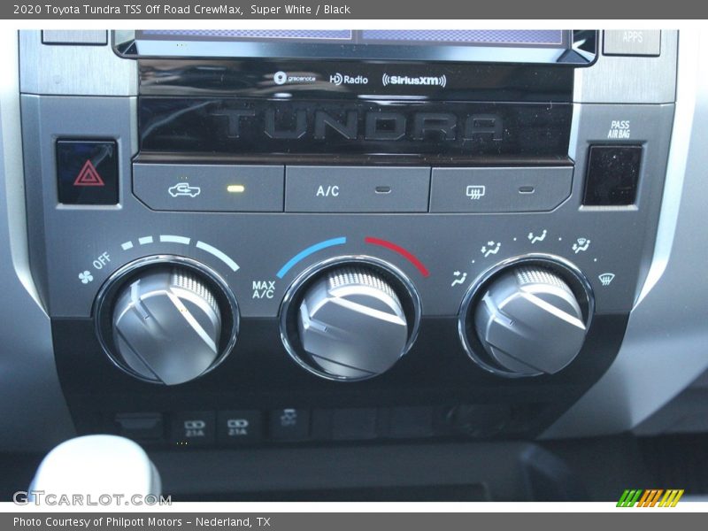 Super White / Black 2020 Toyota Tundra TSS Off Road CrewMax