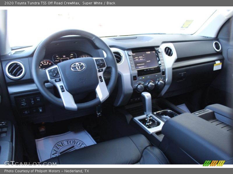 Super White / Black 2020 Toyota Tundra TSS Off Road CrewMax