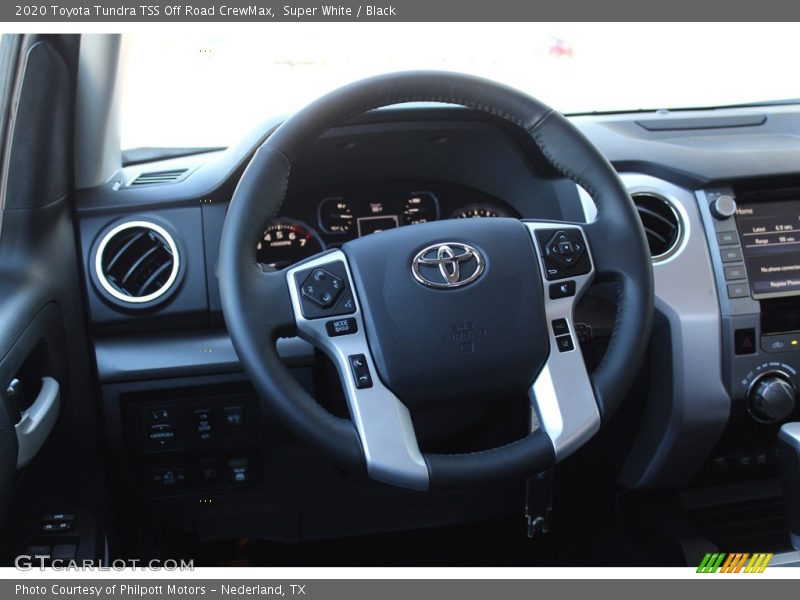 Super White / Black 2020 Toyota Tundra TSS Off Road CrewMax