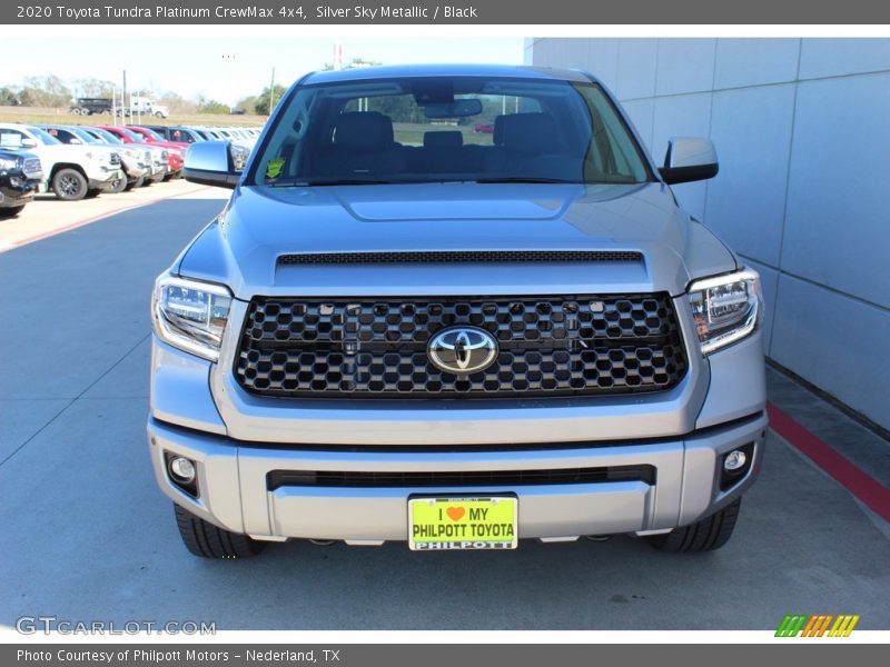 Silver Sky Metallic / Black 2020 Toyota Tundra Platinum CrewMax 4x4