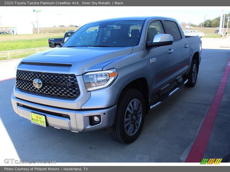 Silver Sky Metallic / Black 2020 Toyota Tundra Platinum CrewMax 4x4