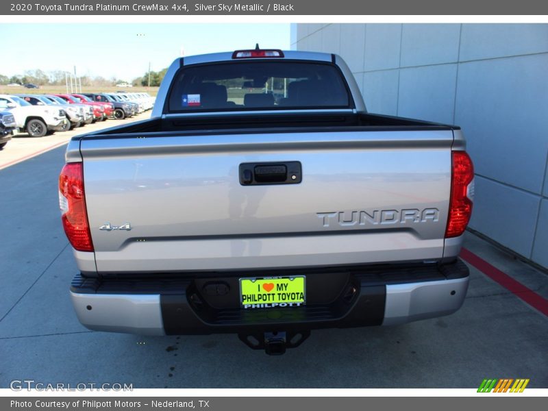 Silver Sky Metallic / Black 2020 Toyota Tundra Platinum CrewMax 4x4